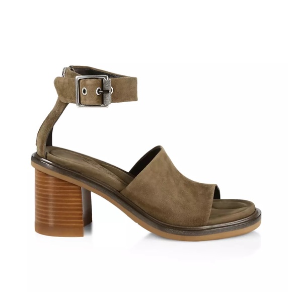 NEW rag & bone Soren Suede Ankle-Strap Sandals SOLD OUT COLOR Size 39 - Picture 2 of 7